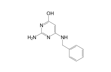 2-Amino-6-(benzylamino)-4-pyrimidinol