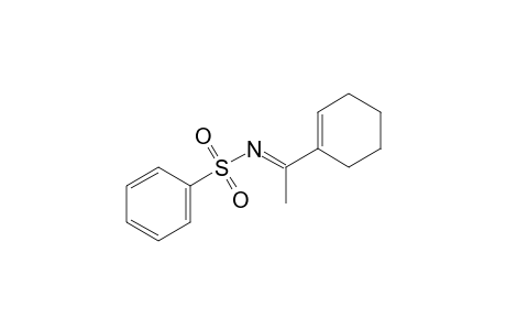 Benzenesulfonamide, N-[1-(1-cyclohexen-1-yl)ethylidene]-