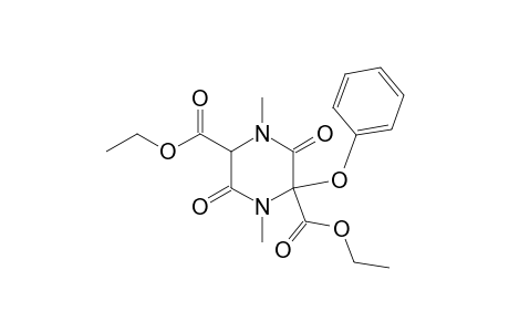 2,5-Piperazinedicarboxylic acid, 1,4-dimethyl-3,6-dioxo-2-phenoxy-, diethyl ester, cis-