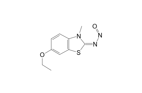 6-Ethoxy-3-methyl-N-nitroso-2(3H)-benzothiazole - imine