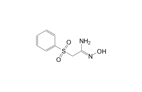 Ethanimidamide, N'-hydroxy-2-(phenylsulfonyl)-