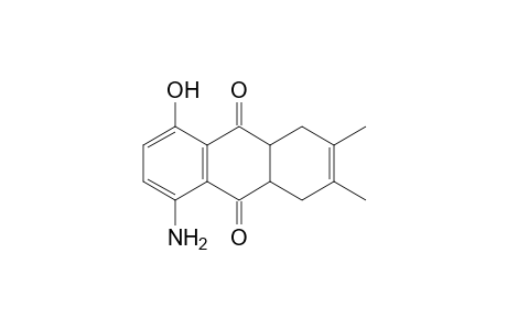 9,10-Anthracenedione, 5-amino-1,4,4a,9a-tetrahydro-8-hydroxy-2,3-dimethyl-