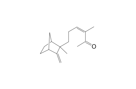 (3Z)-3-Methyl-6-(2-methyl-3-methylidenebicyclo[2.2.1]hept-2-yl)hex-3-en-2-one