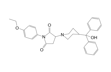 1-(4-Ethoxyphenyl)-3-[4-[hydroxy(diphenyl)methyl]-1-piperidinyl]pyrrolidine-2,5-dione