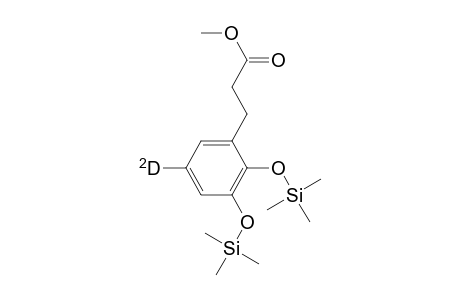 Methyl 2,3-bis(trimethylsilyloxy)-5-deuterophenylpropionate
