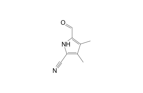 5-Formyl-3,4-dimethyl-1H-pyrrole-2-carbonitrile