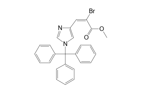 (E)-2-BROMO-3-(1-TRITYL-1H-IMIDAZOL-4-YL)-ACRYLIC-ACID-METHYLESTER