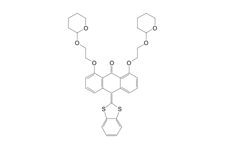 1,8-Bis(2-tetrahydropyranoxyethoxy)-10-(benzo[d][1,3]-dithiol-2-ylidene)anthracene-9-one