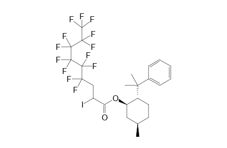 (1R,2S,5R)-5-Methyl-2-(1-methyl-1-phenylethyl)cyclohexyl 2-iodo-3-perfluorohexylpropanoate