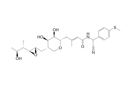 N-(.alpha.-Cyano-p-methylsulfanylbenzyl)-N-normonylmonamide