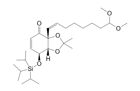 (3aR,7S,7aR)-3a-((Z)-8,8-dimethoxyoct-1-en-1-yl)-2,2-dimethyl-7-((triisopropylsilyl)oxy)-7,7a-dihydrobenzo[d][1,3]dioxol-4(3aH)-one