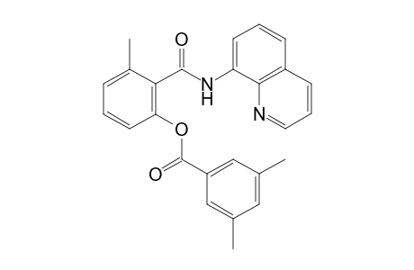 3-Methyl-2-(quinolin-8-ylcarbamoyl)phenyl 3,5-dimethylbenzoate