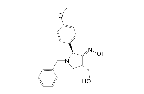 1-Benzyl-trans-4-(hydroxymethyl)-2-(4-methoxyphenyl)-3-pyrrolidone Oxime