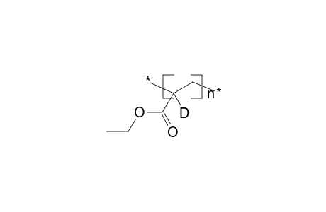 Poly(alpha-deutero-ethylacrylate)