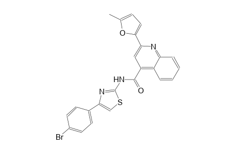 N-[4-(4-bromophenyl)-1,3-thiazol-2-yl]-2-(5-methyl-2-furyl)-4-quinolinecarboxamide
