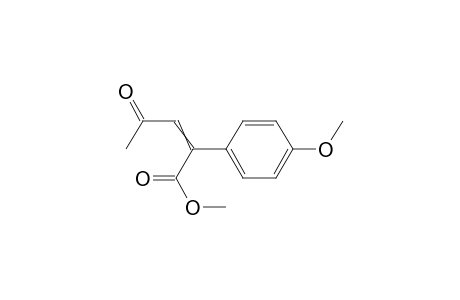 2-(4-Methoxyphenyl)-4-oxo-2-pentenoic acid-methylester