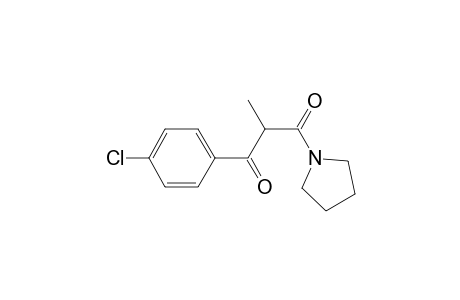 N-[2-(p-chlorobenzoyl)propanoyl]pyrrolidine