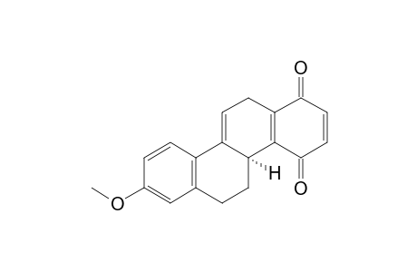 (4bS)-8-Methoxy-4b,5,6,12-tetrahydro-1,4-chrysenequinone