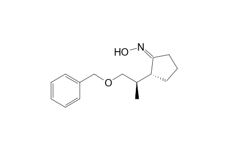 (2R,1'R)-2-(2'-Benzyloxy-1'-methylethyl)cyclopentanone oxime