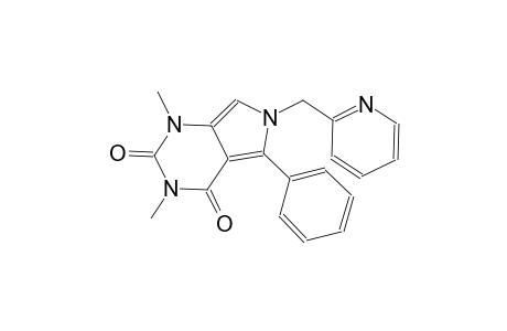 1,3-dimethyl-5-phenyl-6-(2-pyridinylmethyl)-1H-pyrrolo[3,4-d]pyrimidine-2,4(3H,6H)-dione