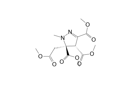 (4R,5S)-5-(2-keto-2-methoxy-ethyl)-1-methyl-2-pyrazoline-3,4,5-tricarboxylic acid trimethyl ester
