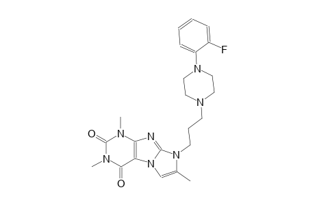 1H-imidazo[2,1-f]purine-2,4(3H,8H)-dione, 8-[3-[4-(2-fluorophenyl)-1-piperazinyl]propyl]-1,3,7-trimethyl-