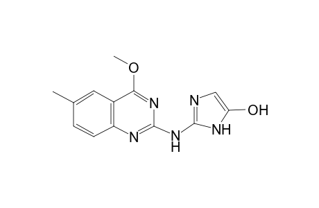 2-[(4-methoxy-6-methyl-2-quinazolinyl)amino]-1H-imidazol-5-ol