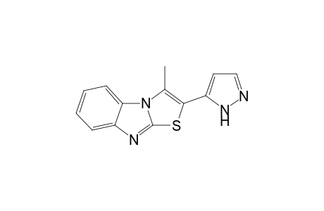 3-Methyl-2-(2H-pyrazol-3-yl)thiazolo[3,2-a]benzimidazole
