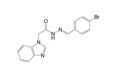 1H-benzimidazole-1-acetic acid, 2-[(E)-(4-bromophenyl)methylidene]hydrazide