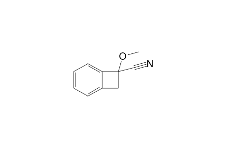 7-Methoxybicyclo[4.2.0]octa-1,3,5-trien-7-carbonitrile