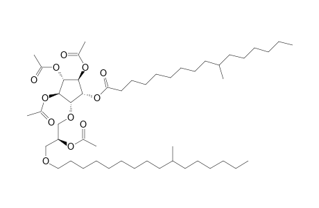 [(1R,2R,3S,4R,5R)-2,3,4-triacetoxy-5-[(2S)-2-acetoxy-3-(10-methylhexadecoxy)propoxy]cyclopentyl] 10-methylhexadecanoate