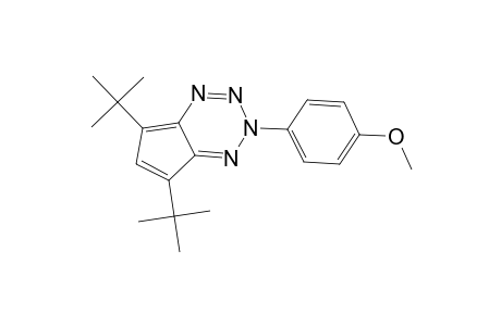 5,7-bis(t-Butyl)-2-(4'-methoxyphenyl)-2H-cyclopenta-1,2,3,4-tetrazine