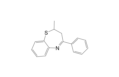 1,5-Benzothiazepine, 2,3-dihydro-2-methyl-4-phenyl-