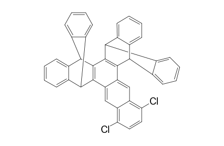 5,18[1',2']:6,11[1'',2'']-Dibenzenotrinaphthylene, 13,16-dichloro-5,6,11,18-tetrahydro-