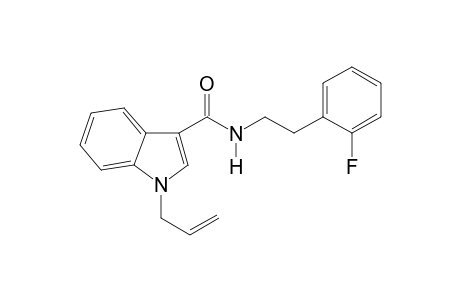 N-[2-(2-Fluorophenyl)ethyl]-1-(prop-2-en-1-yl)-1H-indole-3-carboxamide