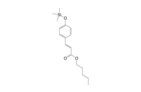 Pentyl (E)-p-coumarate, mono-TMS