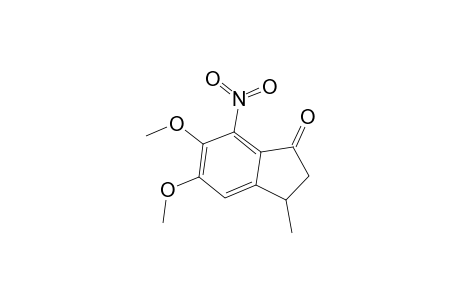 5,6-Dimethoxy-3-methyl-7-nitro-1-indanone