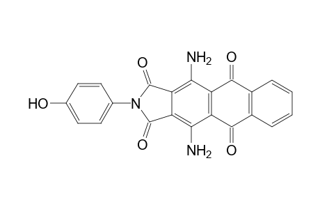1H-Naphth[2,3-f]isoindole-1,3,5,10(2H)-tetrone, 4,11-diamino-2-(4-hydroxyphenyl)-