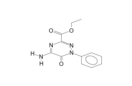 Ethyl 5-amino-6-oxo-1-phenyl-1,6-dihydro-1,2,4-triazine-3-carboxylate