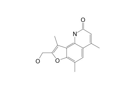 8-HYDROXYMETHYL-4,6,9-TRIMETHYLFURO-[2,3-H]-QUINOLIN-2(1H)-ONE