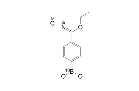 4-(B-10)-BORONO-1-[IMINO-(ETHOXY)-METHYL]-BENZENE-HYDROCHLORIDE