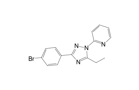 1-(2-Pyridyl)-3-(4-bromophenyl)-5-ethyl-1,2,4-triazole