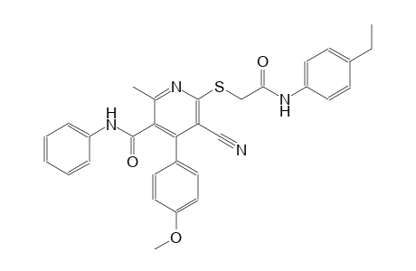 3-pyridinecarboxamide, 5-cyano-6-[[2-[(4-ethylphenyl)amino]-2-oxoethyl]thio]-4-(4-methoxyphenyl)-2-methyl-N-phenyl-