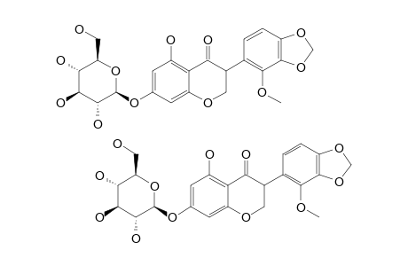 5,7-DIHYDROXY-2'-METHOXY-3',4'-METHYLENEDIOXY-ISOFLAVANONE-7-O-BETA-GLUCOPYRANOSIDE