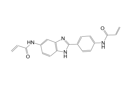 2-propenamide, N-[4-[5-[(1-oxo-2-propenyl)amino]-1H-benzimidazol-2-yl]phenyl]-