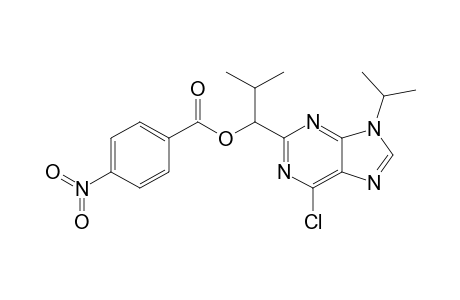 6-CHLORO-9-ISOPROPYL-2-[(ISOPROPYL)-(4-NITROBENZOYLOXY)-METHYL]-PURINE