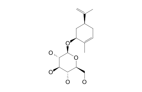 (4R,6S)-CARVEOL-6-BETA-D-GLUCOPYRANOSIDE