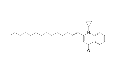1-CYCLOPROPYL-2-[(E)-1'-TETRADECENYL]-4-(1H)-QUINOLONE