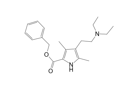 Benzyl 4-[2-(diethylamino)ethyl]-3,5-dimethyl-1H-pyrrole-2-carboxylate
