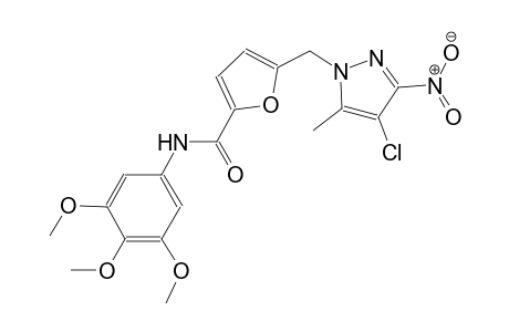 5-[(4-chloro-5-methyl-3-nitro-1H-pyrazol-1-yl)methyl]-N-(3,4,5-trimethoxyphenyl)-2-furamide